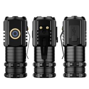 Mini linterna superbrillante de 3 LED, antorcha de estudio fotográfico impermeable recargable de 2000LM con imán de cola para luz de Camping - Product Image 3