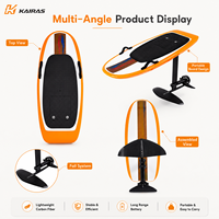 Planche de surf électrique hydrofoil en fibre de carbone 8KW, 60 km/h, 58V 35Ah, avec télécommande sans fil, OEM