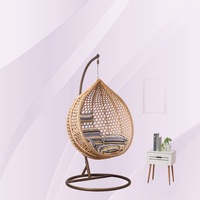 Fauteuil suspendu en rotin moderne et simple pour l'extérieur, balcon, jardin, terrasse, balançoire, hamac, fabriqué en Chine