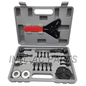 23pc AC COMPRESSOR CLUTCH HUB INSTALLER REMOVER/Removal KIT PULLER PLATES TOOLS