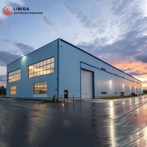 Estructura de acero Marco de metal Edificio Marco prefabricado Precios Taller prefabricado Edificios Garaje <span class=keywords><strong>Portal</strong></span> Hangar Edificios - Product Image 2