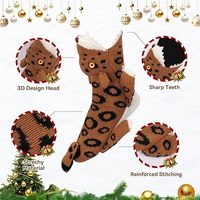 Chaussettes 3D Léopard Swift pour la vitesse, le sauvage et la jungle – Cadeau pour prédateurs – Unisexe, adultes et enfants – Vente en gros – Jouet en peluche tricoté sur mesure – Direct usine