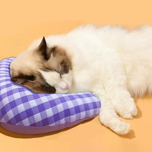 U-förmiges Haustier-Nacken kissen für kleine Hunde und Innen katzen Beruhigende Schlaf verbesserung mit dem Außenbereich Keine Bewertungen - Product Image 1