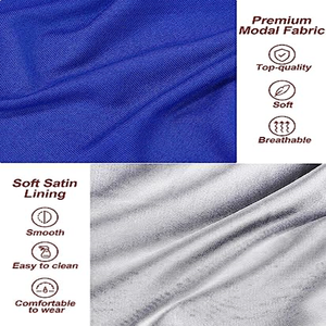 FF1490 Bandeaux en satin torsadé doublés, Durags extensibles, Bonnets de nuit, Couvre-cheveux, Bandeaux <span class=keywords><strong>Halo</strong></span> Turban pour hommes et femmes - Product Image 4