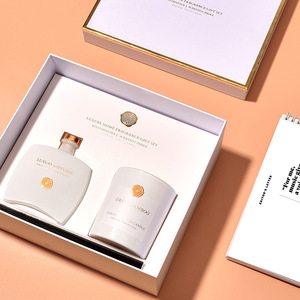 2023 Wholesale Air Freshener 100ml Luxury Custom Private Label Sakura Candle and Reed Diffuser Set With Packaging