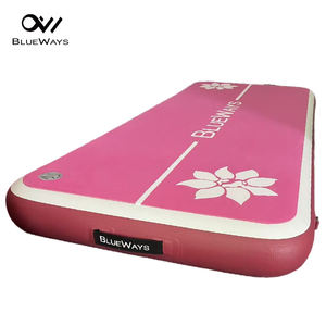 Tapis de gymnastique <span class=keywords><strong>gonflable</strong></span> en PVC imperméable avec pompe électrique pour la <span class=keywords><strong>gym</strong></span> et la remise en forme à domicile - Product Image 5