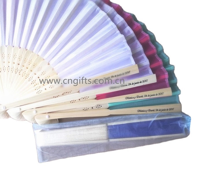 Оптовая продажа, Дешевые Свадебные сувениры Ywbeyond, подарки для гостей, филиппинские Персонализированные Складные шелковые вееры, складной Ручной Веер
