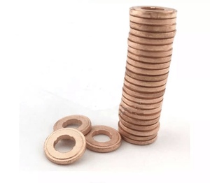 100pc 7*15*2ミリメートルEURO-IIIコモンレールインジェクタノズル銅パッド用ディーゼル噴射装置 - Product Image 1