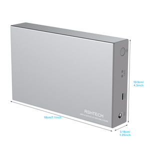 Rshtech bên ngoài Ổ đĩa cứng trường hợp USB 3.0 3.5 inch bên ngoài 16 terabyte ổ cứng bao vây cho văn phòng & người dùng cá nhân - Product Image 2