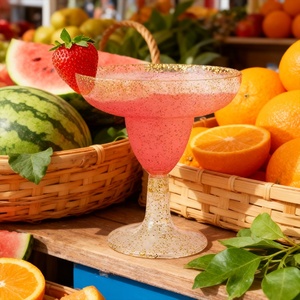 Vasos de Margarita de Plástico de 8 oz, Irrompibles, Desechables, Desmontables y Reutilizables para Margaritas, <span class=keywords><strong>Martini</strong></span> y Cócteles - Product Image 6