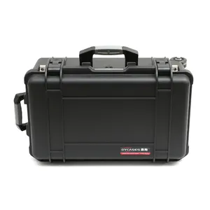 D5524 Ip67 Hard Tool custodia per attrezzatura impermeabile portatile in plastica Trolley con ruote per viaggi di attrezzature di valore