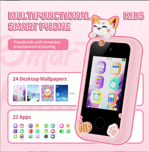 Lettore Musicale per Bambini con Doppia Fotocamera, Registrazione Video, Giochi Puzzle, 22 App, Telefono Giocattolo Y1 per Bambini - Product Image 4