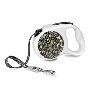 Venta al por mayor de correa retráctil para mascotas de jardín correa ajustable para perros correa retráctil para perros con logotipo impreso colorido - Product Image 1