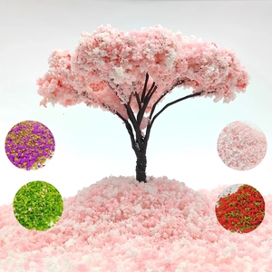 Plantes artificielles éponge <span class=keywords><strong>arbre</strong></span> poudre Mini modèle feuilles feuillage modèle pour Train chemin de fer paysage bricolage décoration de la maison fleurs matériel - Product Image 2