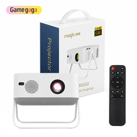 Proyector Inteligente X MG60 Nativo 1080P Android 14 350ANSI WiFi6 BT5.2 Auto Keystone 360 °   Altavoz Flip 5W con Decodificación 4K para el Hogar