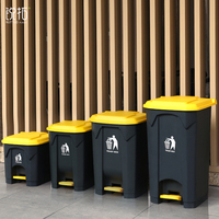 Tempat Sampah kustom 50L/13 galon tempat sampah pedal tempat sampah daur ulang pintar