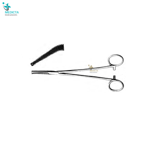 Pinzas de Histerectomía Holzbach Rectas de 23.5cm, Pinzas Quirúrgicas Manuales de Acero Inoxidable - Product Image 2