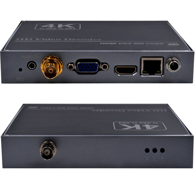 H.265 4K HDMI VGA CVBS  SDI  Video Decoder