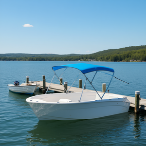 Auvent de bateau Premium Pacific Blue 3-Bow Bimini Top 6'Lx67-72"W X 46'H - Product Image 2