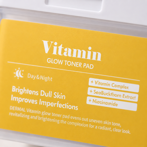 Almohadillas Tonificantes Vitamin Glow, 120 Unidades, Iluminan la Piel Opaca, Cuidado Facial - Product Image 3