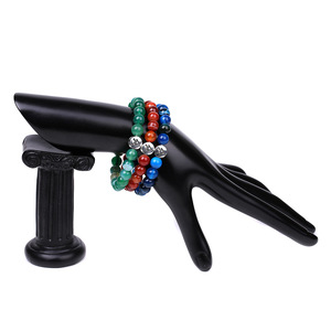 Promotion : Bracelet de mode en perles de pierre naturelle 8MM, motif renne de Noël argenté, bijoux énergétiques pour le yoga - Product Image 5