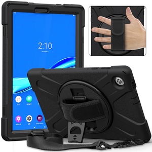 Para <span class=keywords><strong>Lenovo</strong></span> <span class=keywords><strong>Tab</strong></span> <span class=keywords><strong>M10</strong></span> 3RD <span class=keywords><strong>Gen</strong></span> <span class=keywords><strong>3</strong></span> 2 M11 Xiaoxin Pad 11 pulgadas 2024 360 correa de mano y hombro giratoria funda a prueba de golpes - Product Image 3