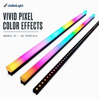 Bandes lumineuses LED de projection pour clubs avec matrice RGB, indice de protection IP66, contrôlées par DMX/Artnet pour les DJ