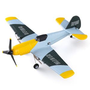 Avión <span class=keywords><strong>RC</strong></span> Z61 <span class=keywords><strong>BF109</strong></span> con Envergadura de 370 mm, 2.4 GHz, 3 Canales, Giroscopio Integrado, EPP, Planeador de Ala Fija RTF para Principiantes - Product Image 2