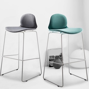 Brand New Modern Design Office Chair <b>Leather</b> Swivel <b>Bar</b> Back <b>Stools</b> with Lift Kitchen Island <b>Stools</b> Mesh Material for Office Use - Product Image 1