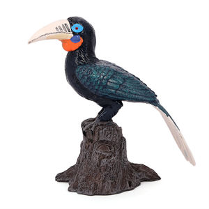 Venta al por mayor sólido PVC simulación estatua martín pescador pájaro modelo Animal juguetes figuritas de animales Juguetes - Product Image 6