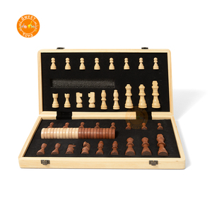 New Arrival xu hướng trẻ em bằng gỗ vuông cờ vua cờ Hội Đồng Quản trị trò chơi trên bán - Product Image 1