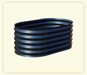 Pot de fleurs en métal robuste pour l'extérieur, jardinière en corten pour véranda, bacs de jardin surélevés en métal - Product Image 3