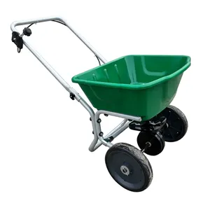 Spring lawn fertilizer spreader cart for sale