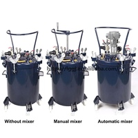 Réservoir à pression pneumatique 10L en acier inoxydable 304 pour machine de mélange, distribution de colle, adhésif, époxy, peinture, sans agitateur