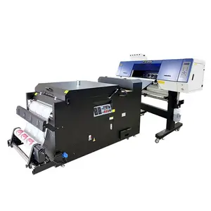 2023 yinstar 24 inch dual head dtf printer with powder shaker for printing t shirts textile printer machine cheap price