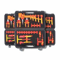 Kit d'outils isolés VDE 1000V de 27 pièces pour la réparation de véhicules électriques, entretien professionnel des électriciens, ensemble d'outils pour véhicules électriques