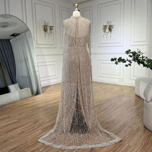 <span class=keywords><strong>Abiti</strong></span> da Sera <span class=keywords><strong>Eleganti</strong></span> Stile Sirena con Lungo Mantello, Dubai Arabia 2024, Serene Hill LA72032, <span class=keywords><strong>Abiti</strong></span> da Cerimonia <span class=keywords><strong>per</strong></span> Donne - Product Image 4