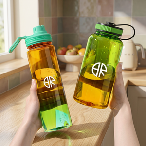 Injection-molded Two-color PETG Non-Thermal Insulated Sports Water Bottle Hiking and Outdoor <b>Cup</b> <b>Large</b> Capacity Space <b>Cup</b> - Product Image 2