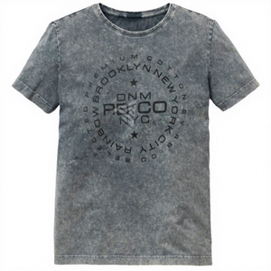 T-shirt imprimé personnalisé avec logo, de haute qualité, léger, respirant, séchage rapide, délavé à l'acide, vente en gros, T-shirt à manches courtes pour hommes - Product Image 1