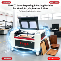 Petite machine de gravure et de découpe au laser CO2 de type portique économique pour démarrer une petite entreprise