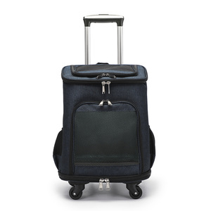Transportín Plegable Impermeable para Perros, con Gran Espacio, Bolsa con Ruedas y Forro de Poliéster para Uso en Exteriores - Product Image 5