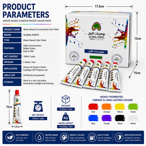 Colorante Universal a Base de Agua ALAWAL, Pigmento de Alta Concentración para Tintes de Pintura Interior y Exterior, Ecológico y Resistente a la Decoloración - Product Image 3