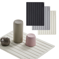 Tapis d'isolation thermique de table en silicone de qualité alimentaire respectueux de l'environnement Style coréen Pot Tapis de repassage Planche à découper de cuisine Tapis de bar antidérapant