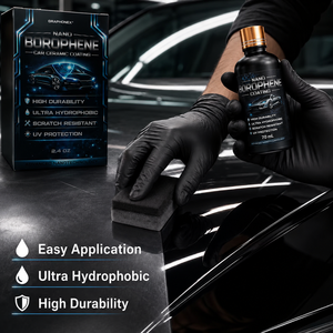 GRAPHONEX NANO BOROPHENE น้ำยาเคลือบเซรามิกสำหรับรถยนต์ 1000 มล. ป้องกันรอยขีดข่วน กันน้ำได้ดีเยี่ยม ป้องกันรังสียูวี ทนทาน - Product Image 5