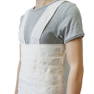Faja Abdominal de Algodón Msn, Soporte Postoperatorio para Pecho y Abdomen, para Recuperación de Cesárea, Color Blanco, Talla Estándar - Product Image 1