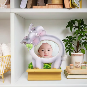 Elephant ảnh chủ hình ảnh khung 3x5 <span class=keywords><strong>inch</strong></span> Nhựa Kid của phòng trang trí nội thất tương thích nhà trang trí mục - Product Image 2