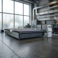 Plotter de corte digital automático de cartón 1313, máquina de corte de etiquetas de cama plana, cortadora digital CNC de cama plana