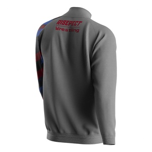 Chaqueta deportiva de moda con cuello alto, sublimación, cremallera completa, personalizada, para adultos, de fabricante - Product Image 2
