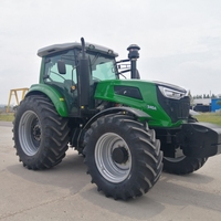 CE bersertifikat hemat biaya 220HP pertanian traktor kompak dengan kabin mewah.
