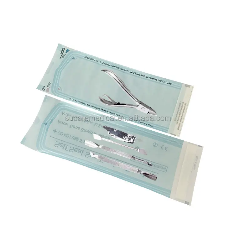 Outils de clinique dentaire autoclave auto-scellant pochette de stérilisation EO